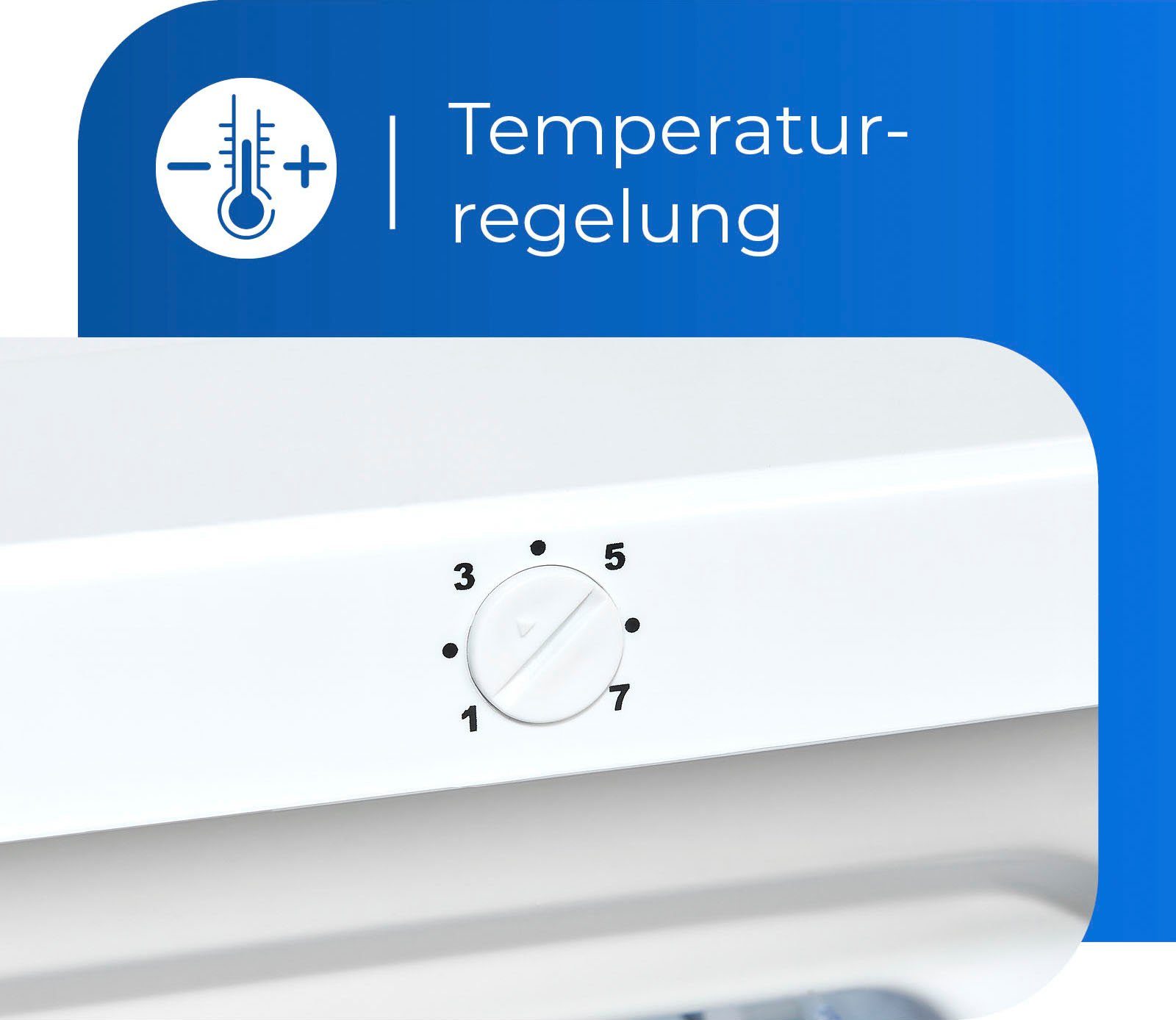 exquisit Gefrierschrank GS18-H-170E weiss, 85,0 cm hoch, 60,0 cm breit