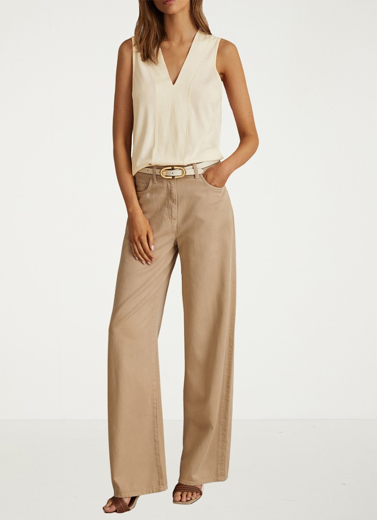 Top Reiss Mira con scollo a V