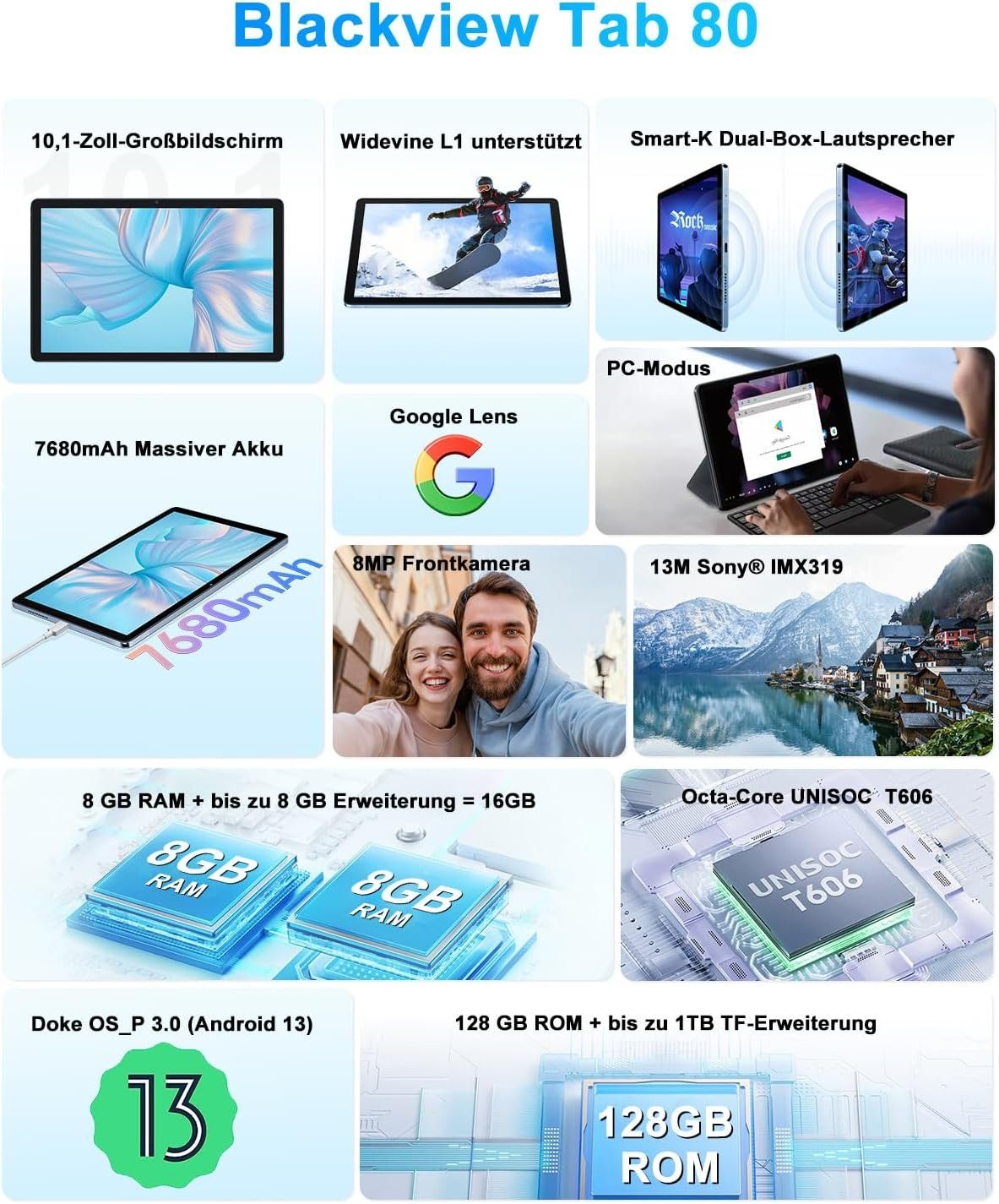 blackview ‎TAB 80 Tablet (10