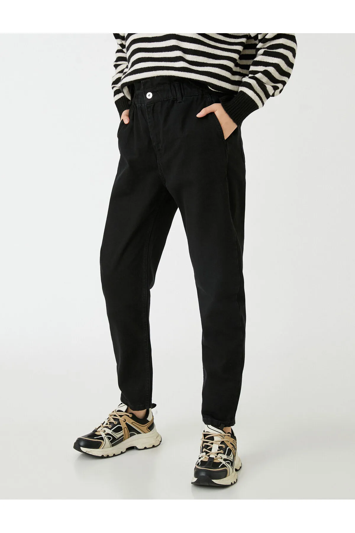 Koton  Jeans mit hoher Taille – Baggy-Jeans