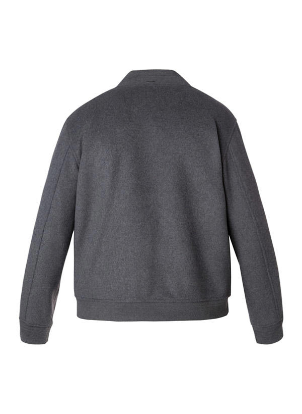 HACKETT, Blouson, Wolltuch-Mix ungefüttert, grau meliert