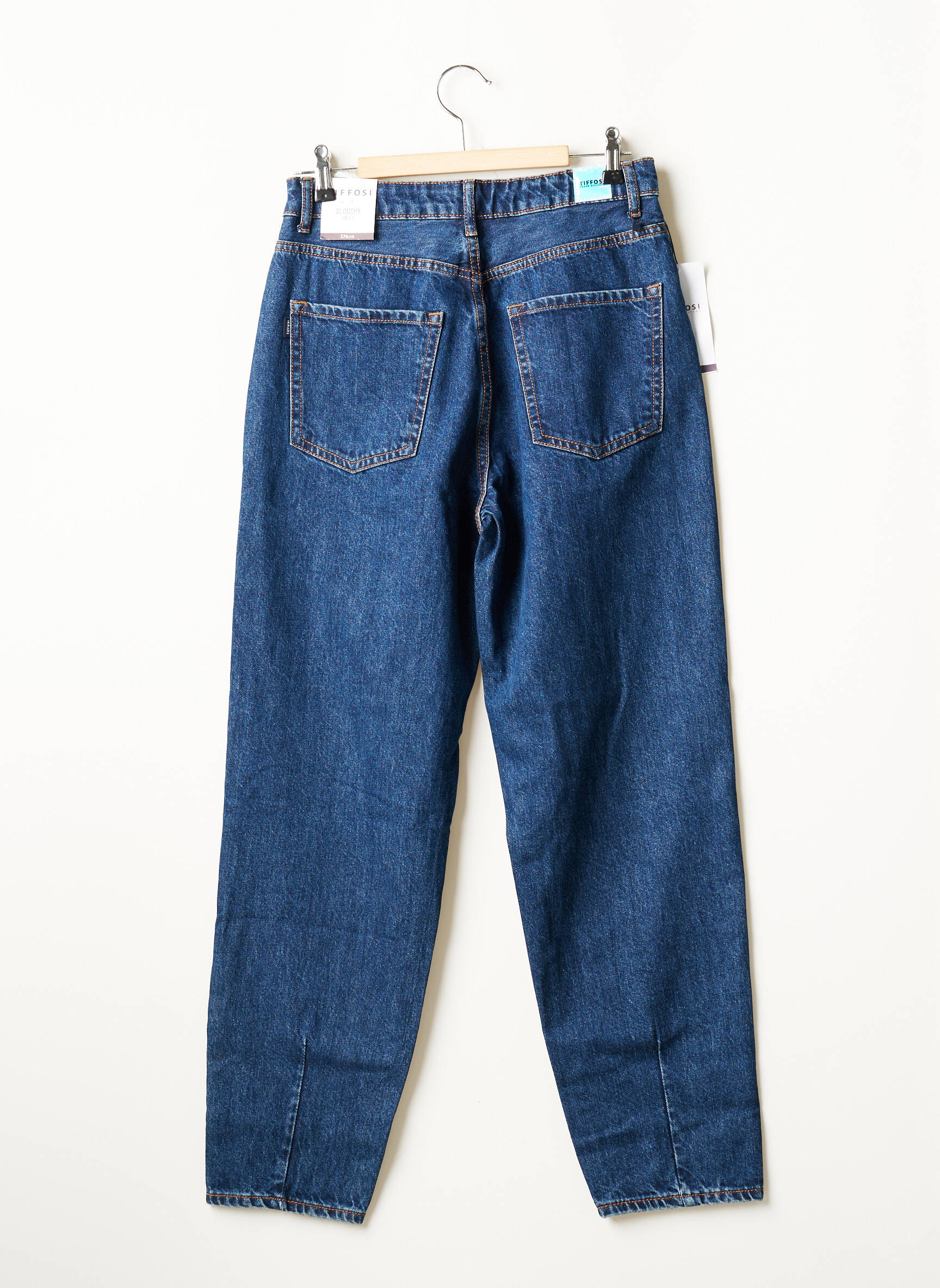 Tiffosi Jeans Coupe Droite Fille couleur bleu