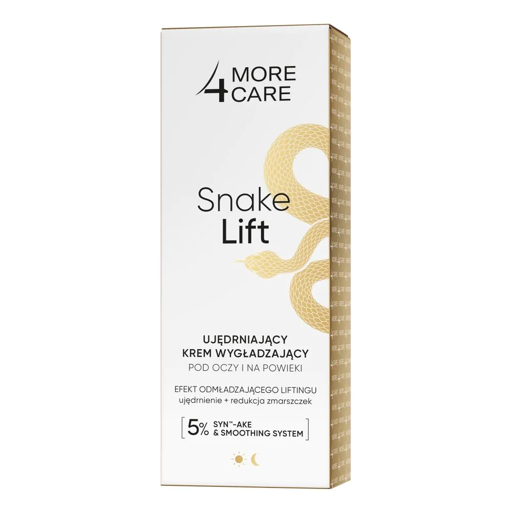 „More4Care Snake Lift“ stangrinamasis ir lyginamasis paakių kremas