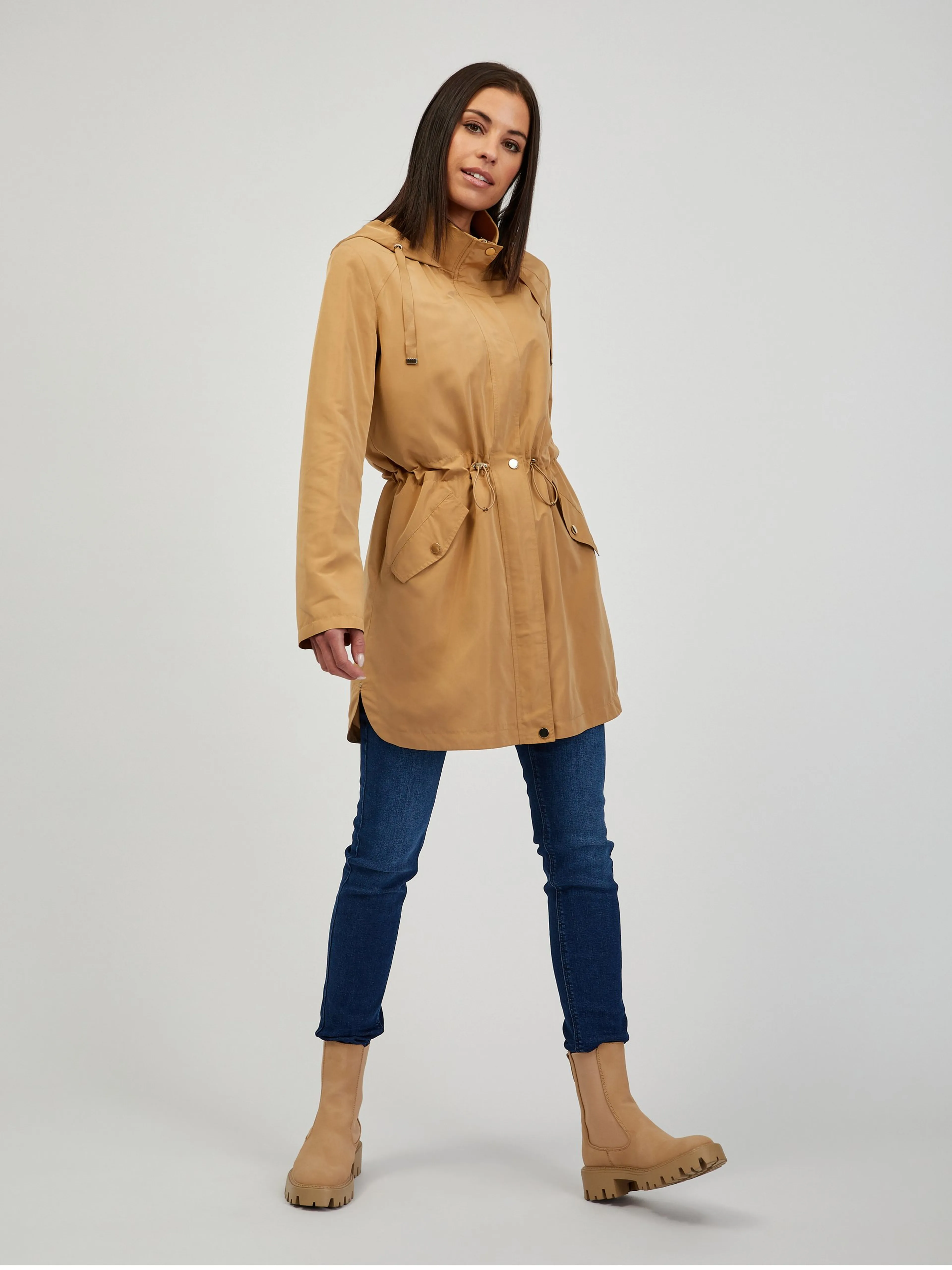 Hellbrauner Damenparka ORSAY