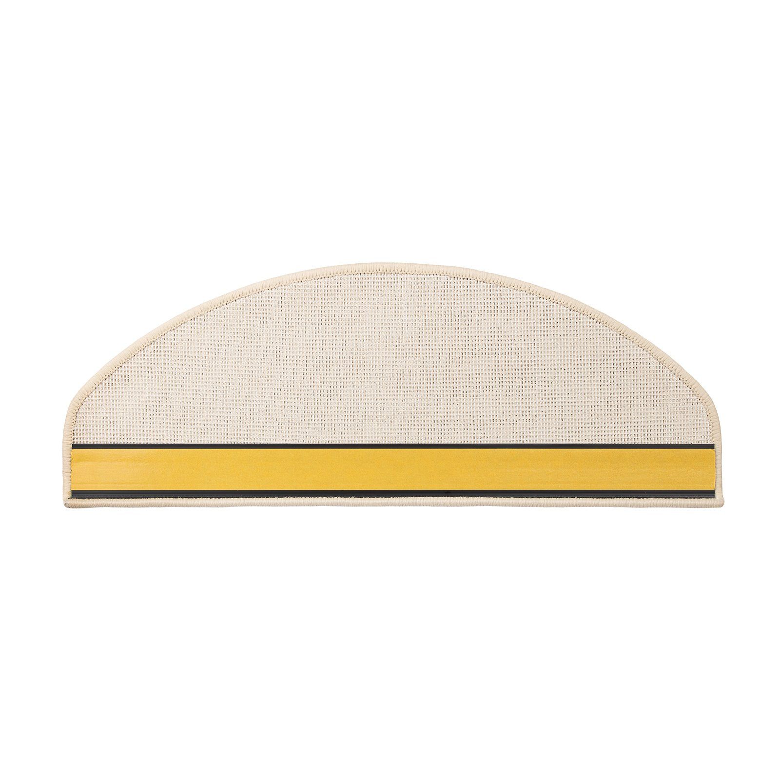 Stufenmatte Marseille,Treppenschoner, Stufenschutz, Schutzmatte in vielen Farben, Karat, Halbrund, Höhe: 13.5 mm, Edler Velours