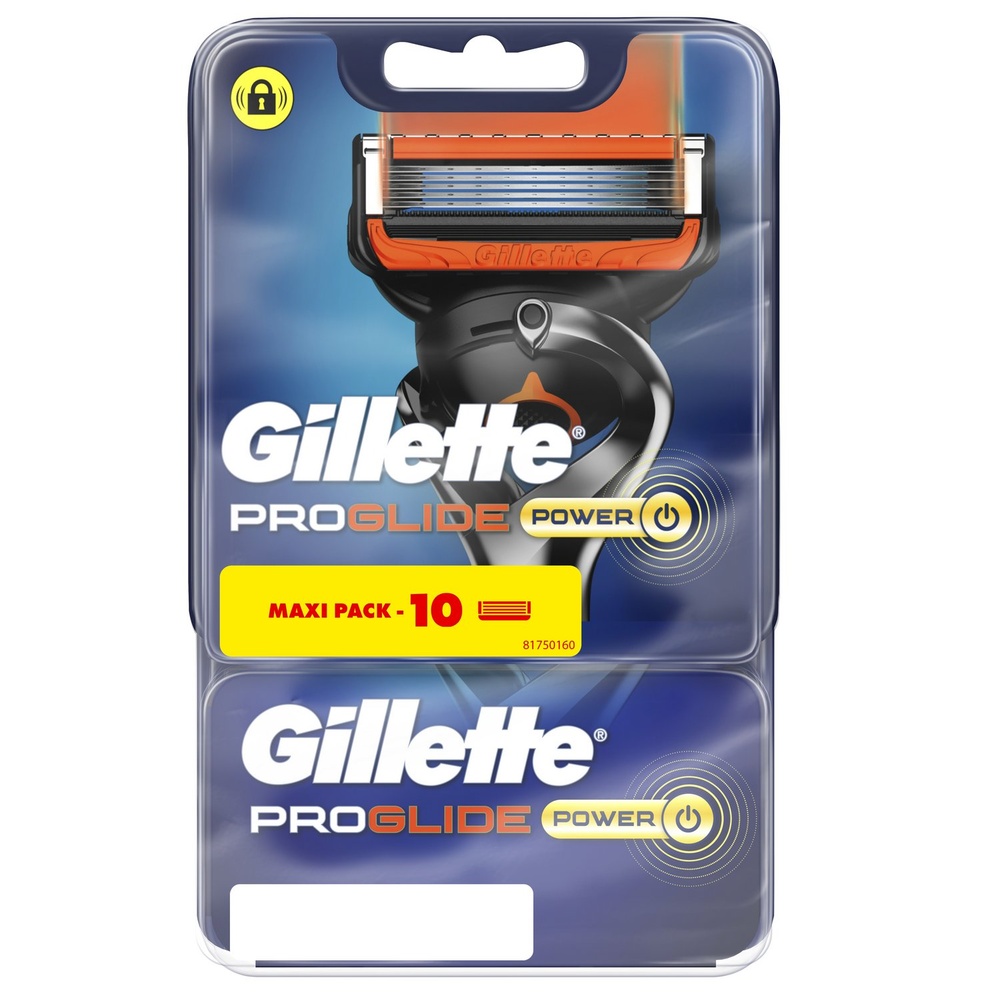 gillette Gillette ProGlide Power Lames De Rasoirx10 Lames de Rasoir