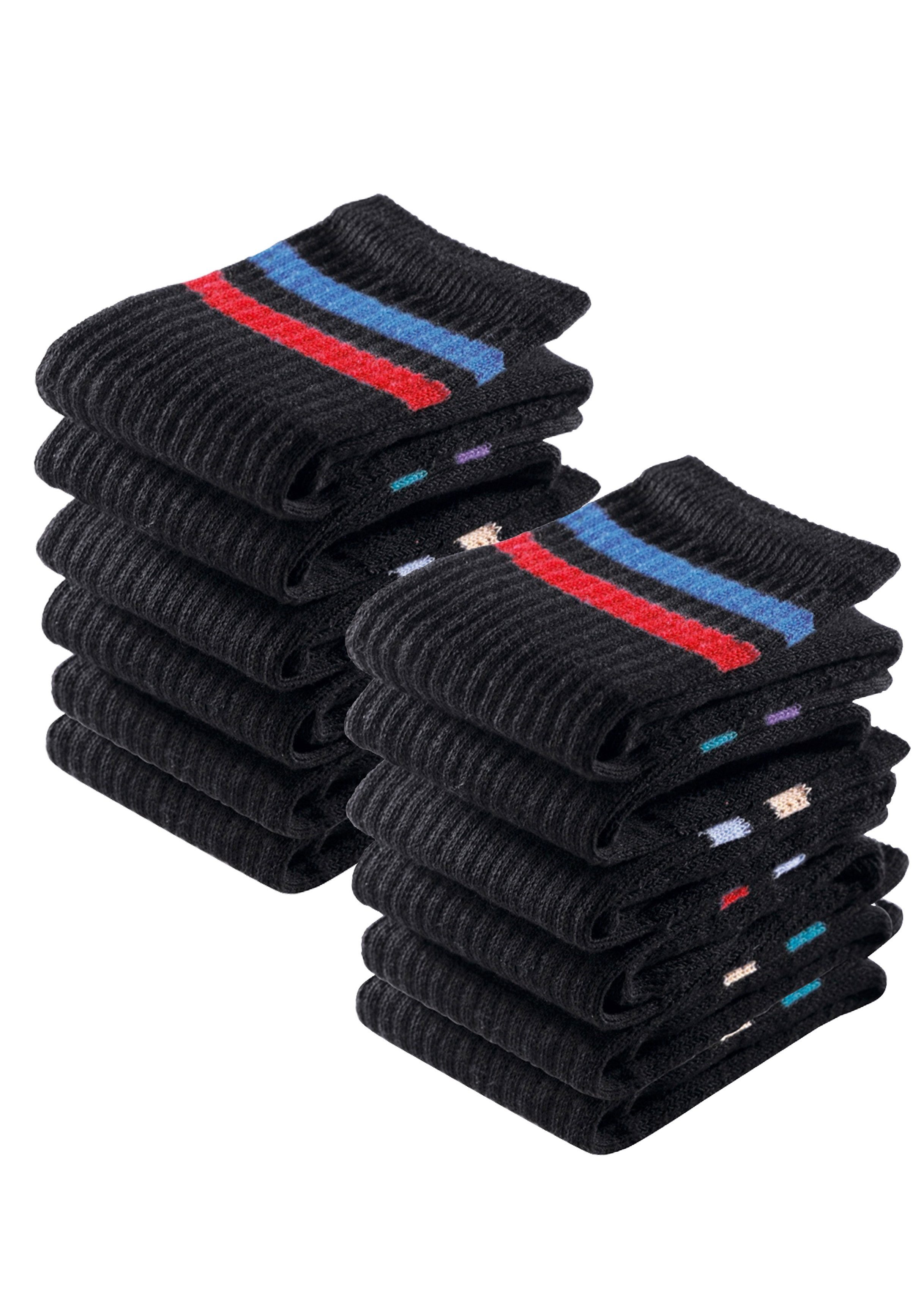 Go in Tennissocken (Set, 12-Paar) mit Frottee