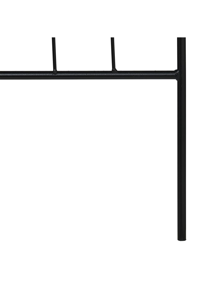 relaxdays 2 x Rankgitter in Schwarz - (B)45 x (H)170 x (T)4 cm günstig kaufen onesize