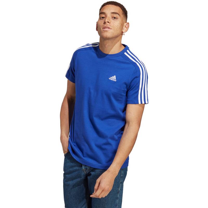 adidas ESSENTIALS SINGLE JERSEY 3-STREIFEN T-Shirt Herren