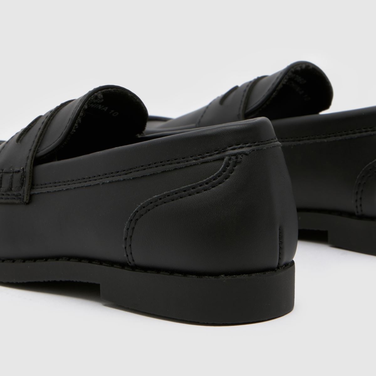Schuh svarta blixtloafers Pojkar Juniorskor