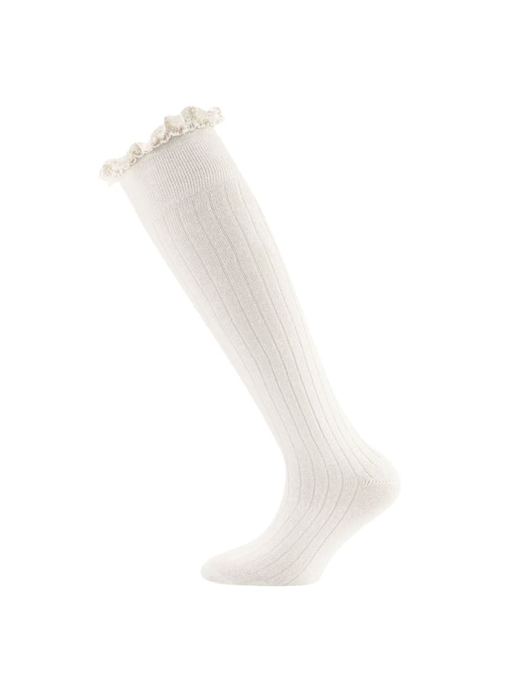ewers Kniestrümpfe Rippe/Spitze in latte günstig kaufen