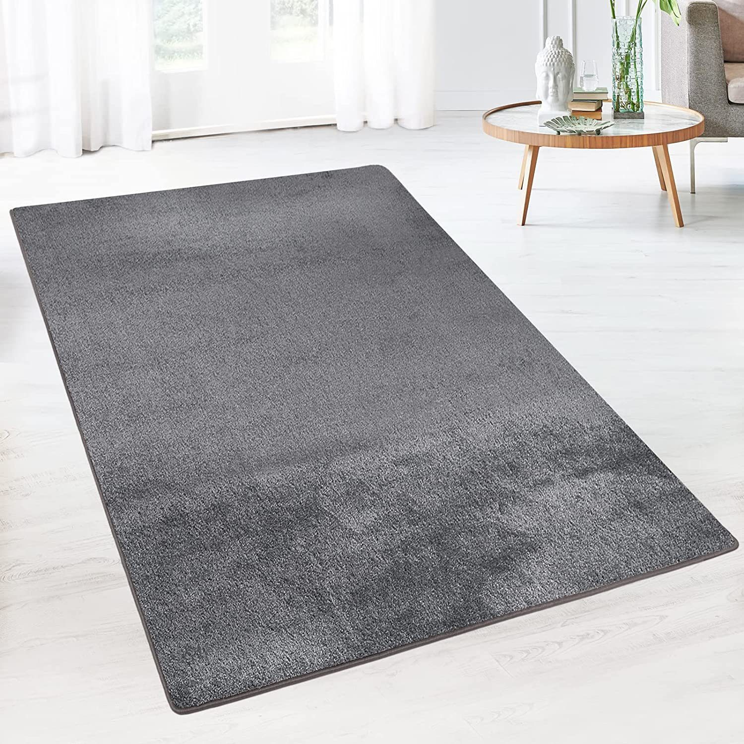 Veloursteppich Sundae, Floordirekt, Rechteckig, Höhe: 5 mm, Hoher flauschiger Flor