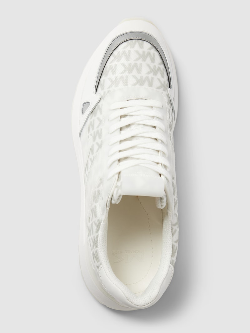 Sneaker mit Allover-Muster Modell 'MILES' in orange