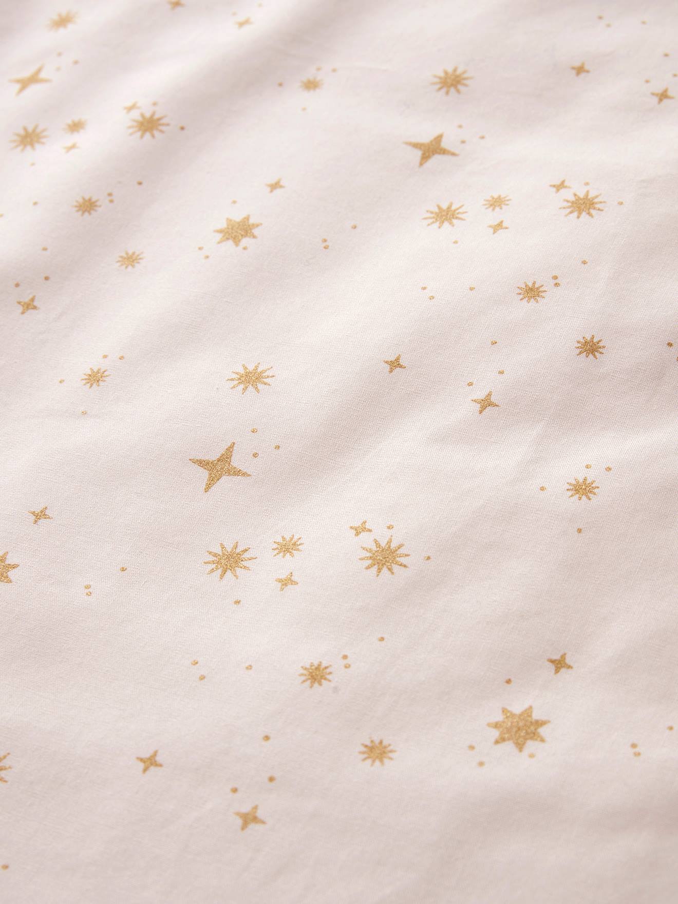Vertbaudet Ärmelloser Baby Schlafsack GUTE NACHT - hellbeige bedruckt