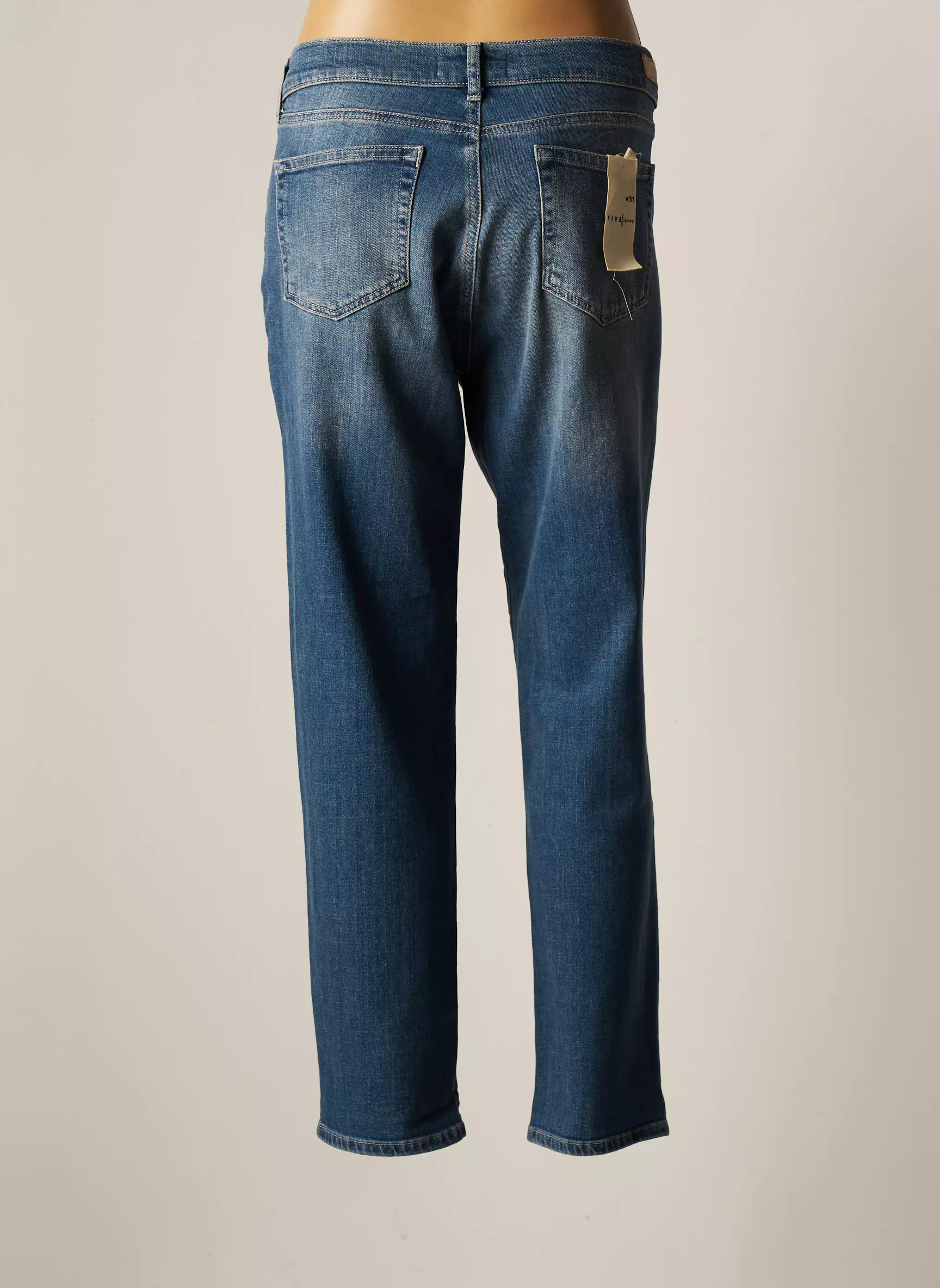 Five Jeans Coupe Droite Femme couleur bleu