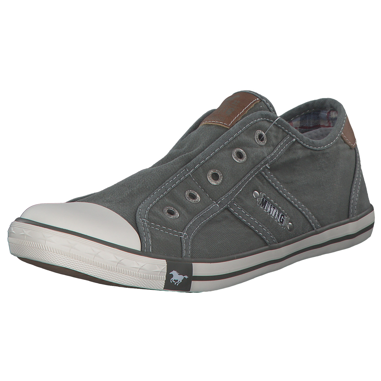 Mustang 1099409, Slipper, Damen, grün/grau