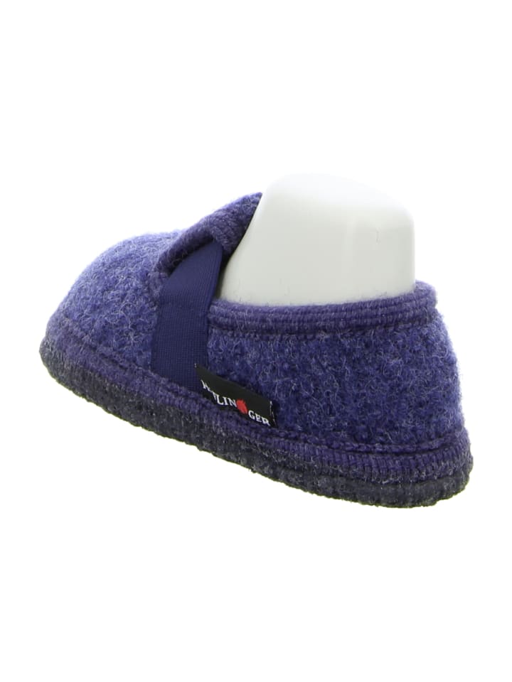 HAFLINGER Hausschuhe in Blau günstig kaufen