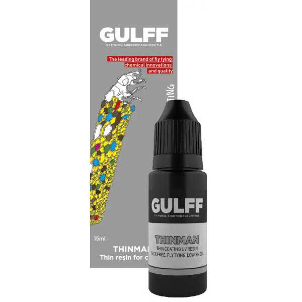Gulff thinman klar 15 ml UV-harpiks (fin og transparent)