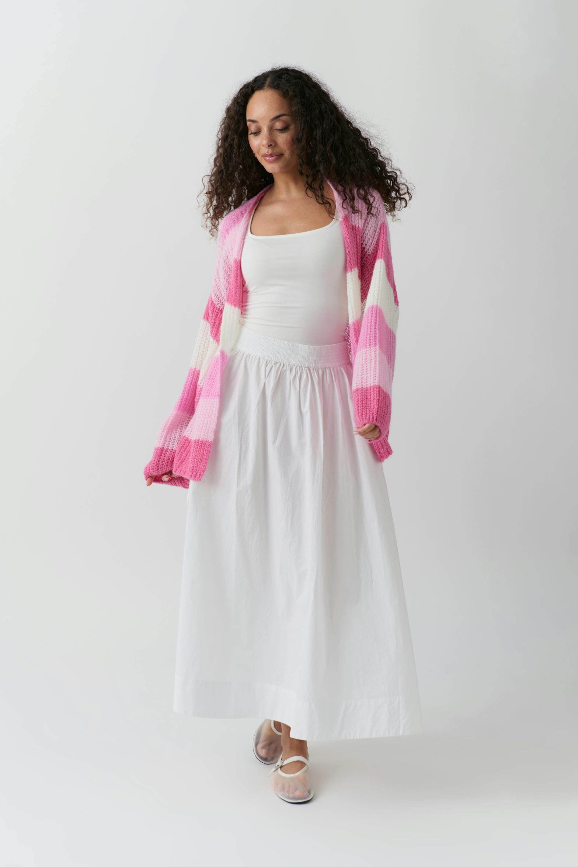 Knitted chunky cardigan
