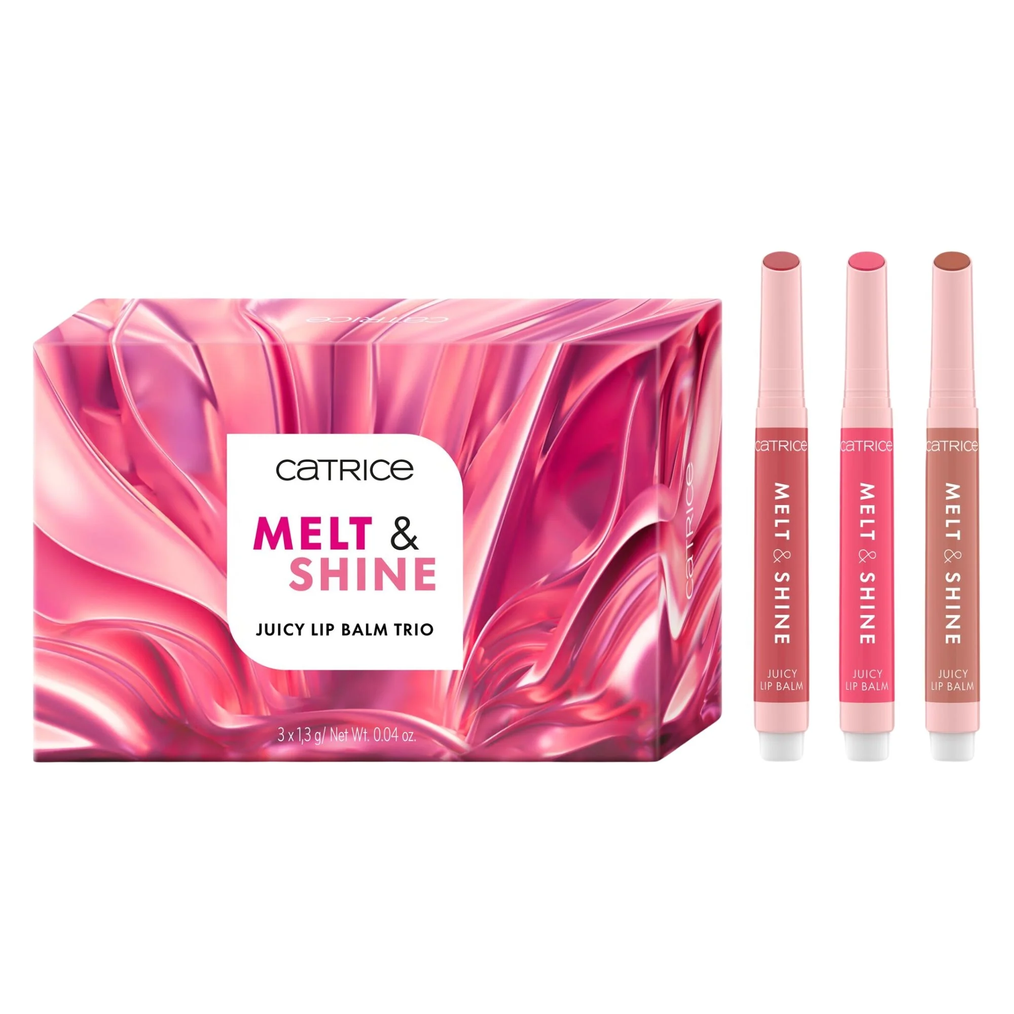 MELT & SHINE set za usne - ruž za usne, balzam za usne