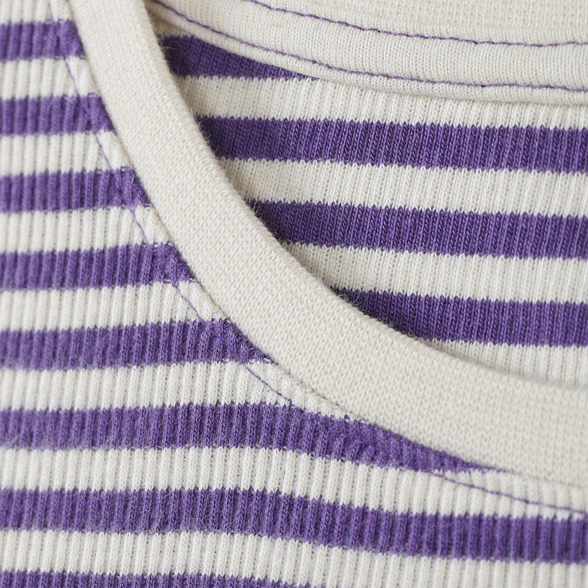 Mädchen Langarmshirt in Rippqualität