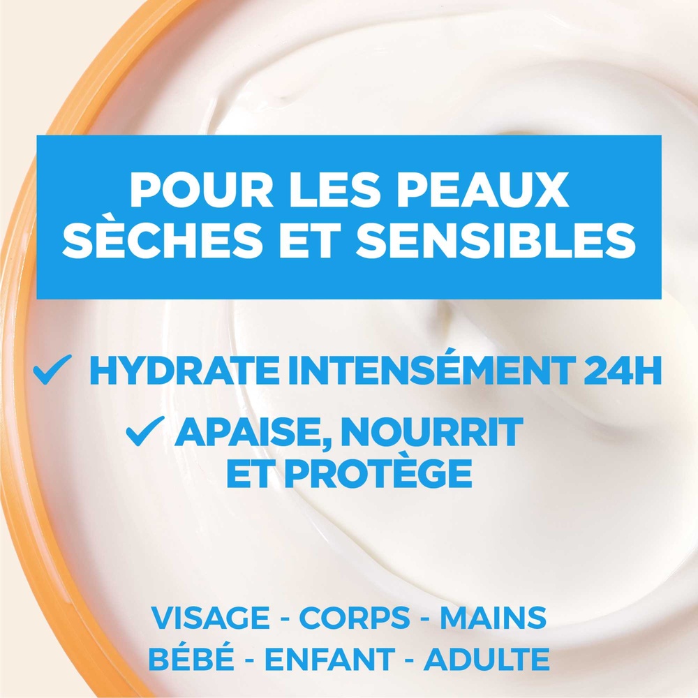 mixa Intensif peaux sèches La Crème Corps Des Peaux Sèches et Sensibles