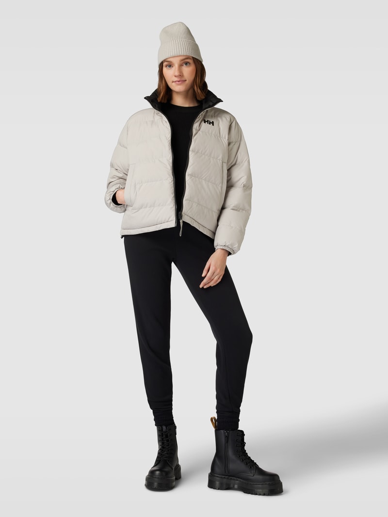 Steppjacke mit Wendefunktion in taupe
