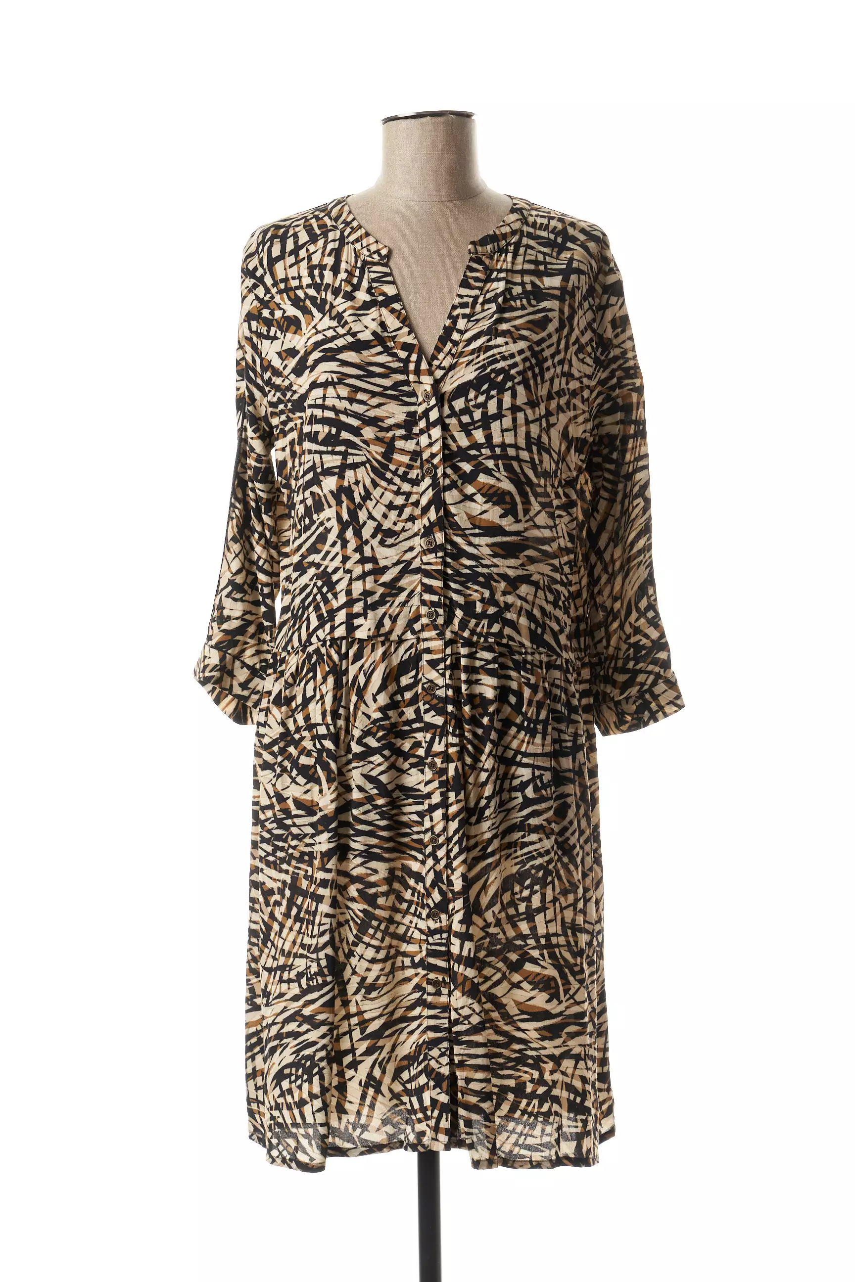 Julie Guerlande Robes Mi Longues Femme couleur marron