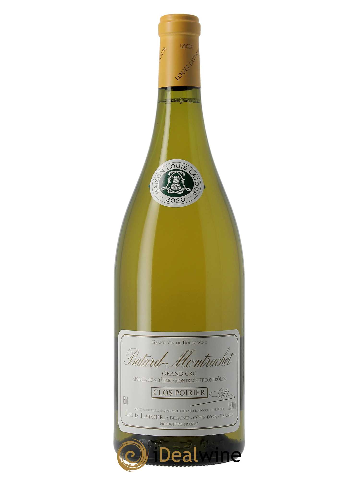 Bâtard-Montrachet Grand Cru Clos Poirier Louis Latour  2020 - Lot de 1 Magnum