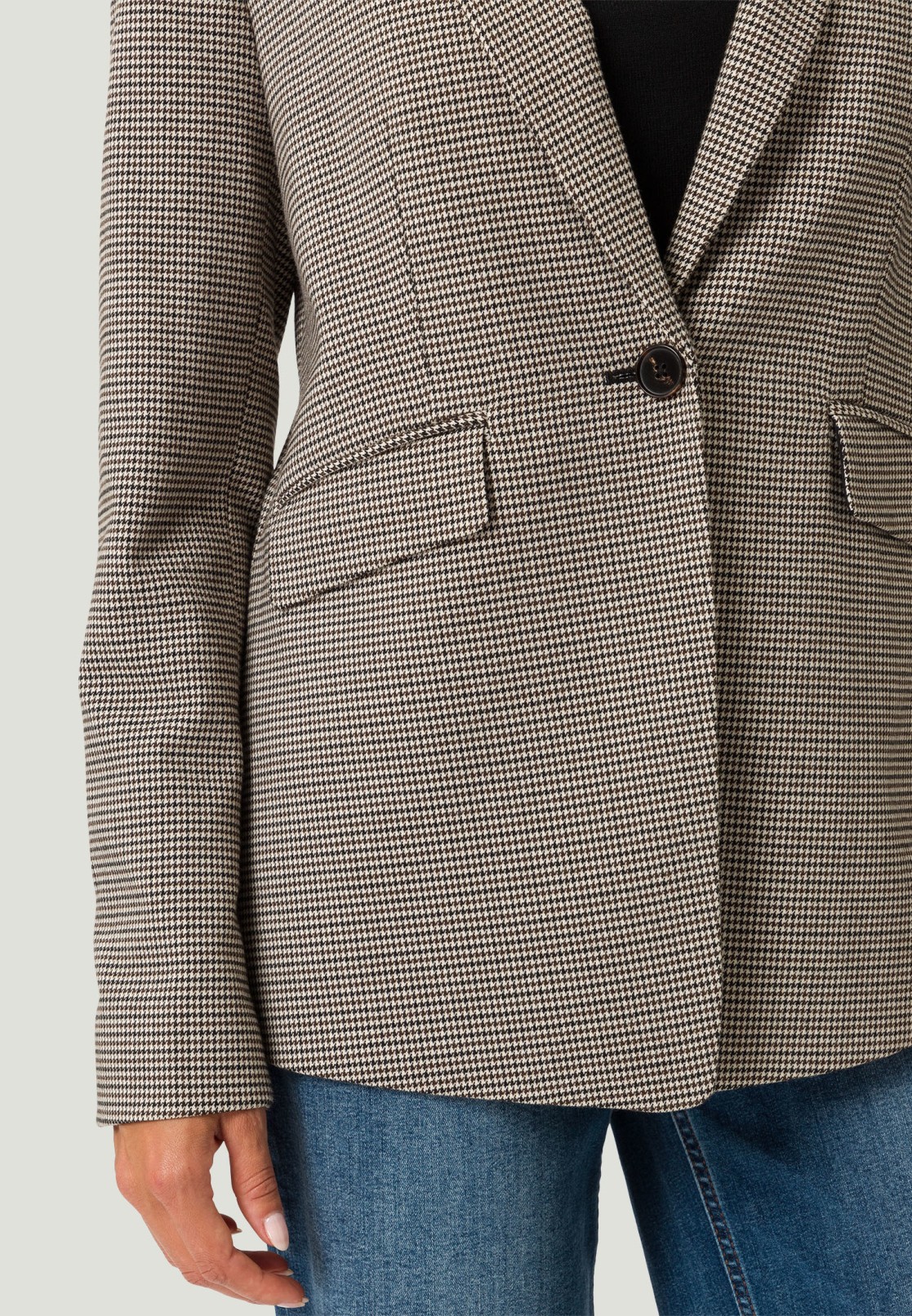 Boyfriend-Blazer kariert
