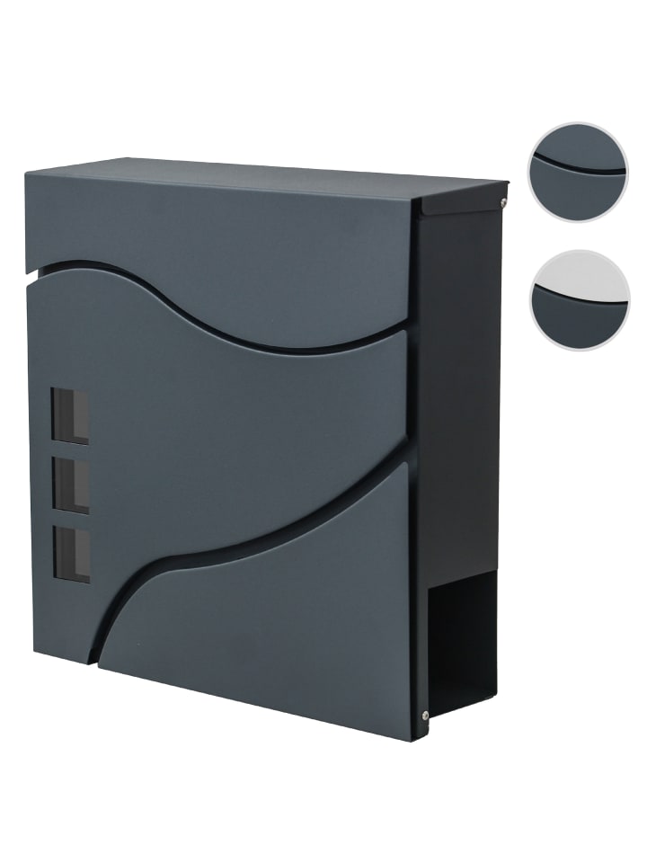 MCW Briefkasten B31 mit Zeitungsfach, Anthrazit günstig kaufen onesize