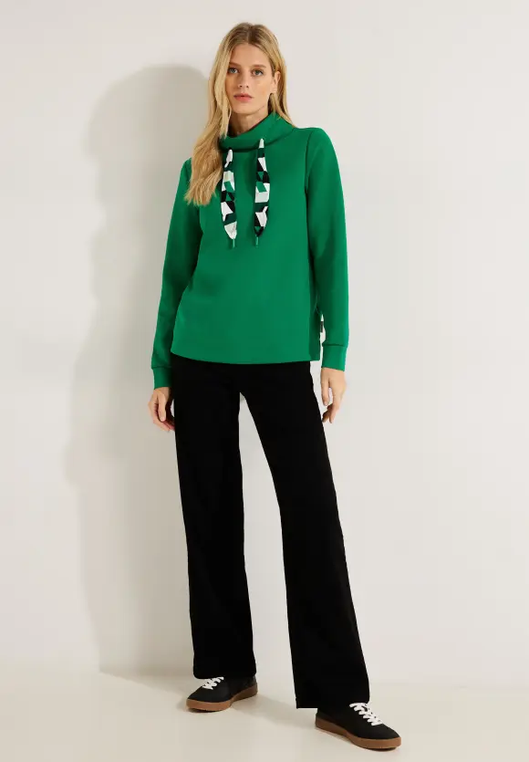 CECIL Sweatshirt mit Tunnelzug