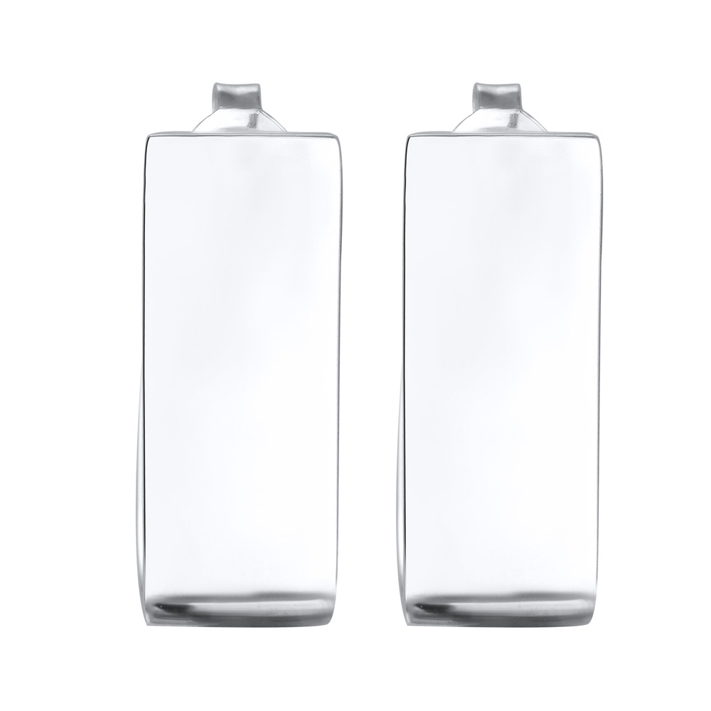 Elli Elli Boucles d'Oreilles Femmes clous d'oreilles chunky moderne en argent sterling Boucles d'oreilles