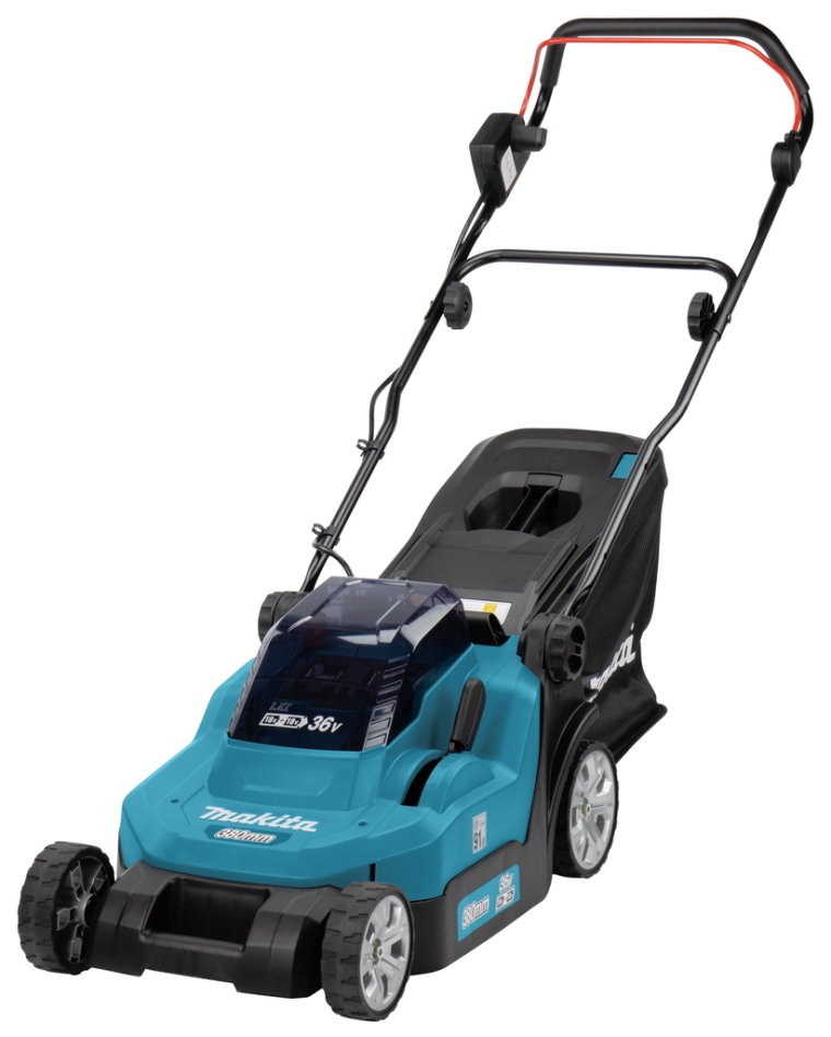 Makita DLM382CM2 Accu-grasmaier 38 cm 2 x 18 Volt 4,0Ah Li-Ion