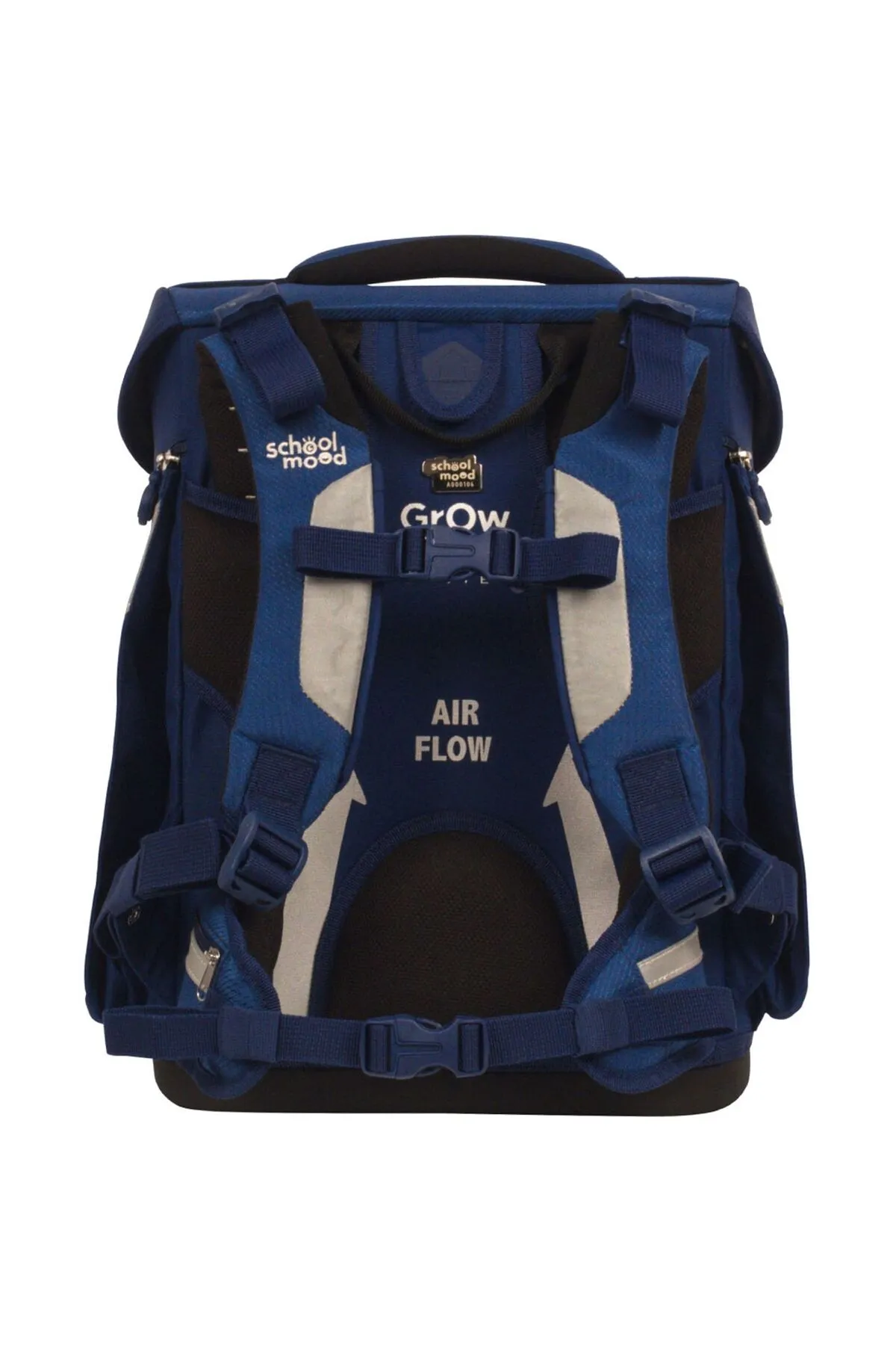 School Mood  Schulrucksack - Grau - Unifarben