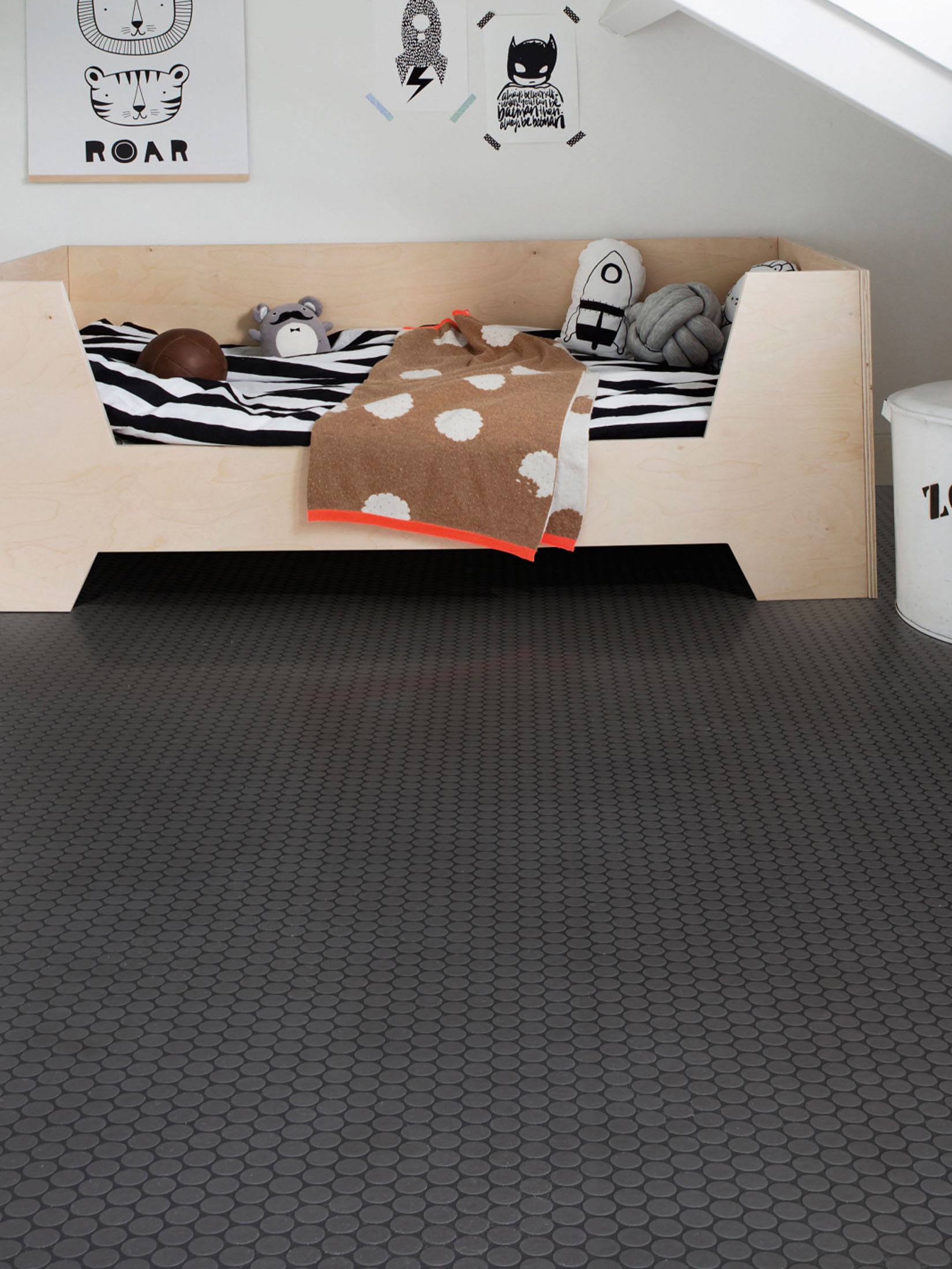 Dots Vinyl-Rollenware, Black 96