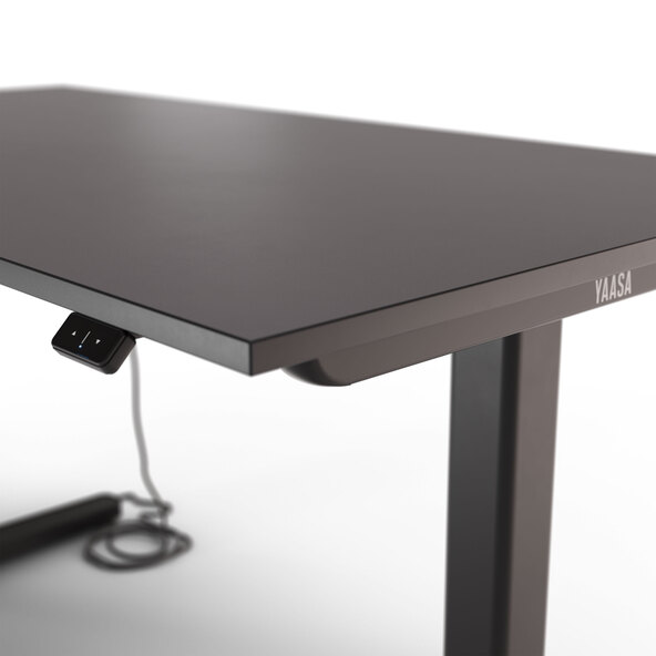 Elektrisch höhenverstellbarer Schreibtisch Desk Basic, anthrazit