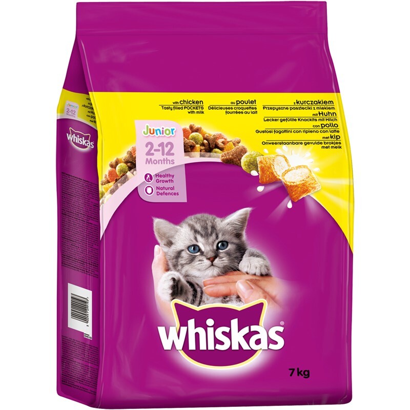 Whiskas Trockenfutter Whiskas Junior Huhn 7 kg