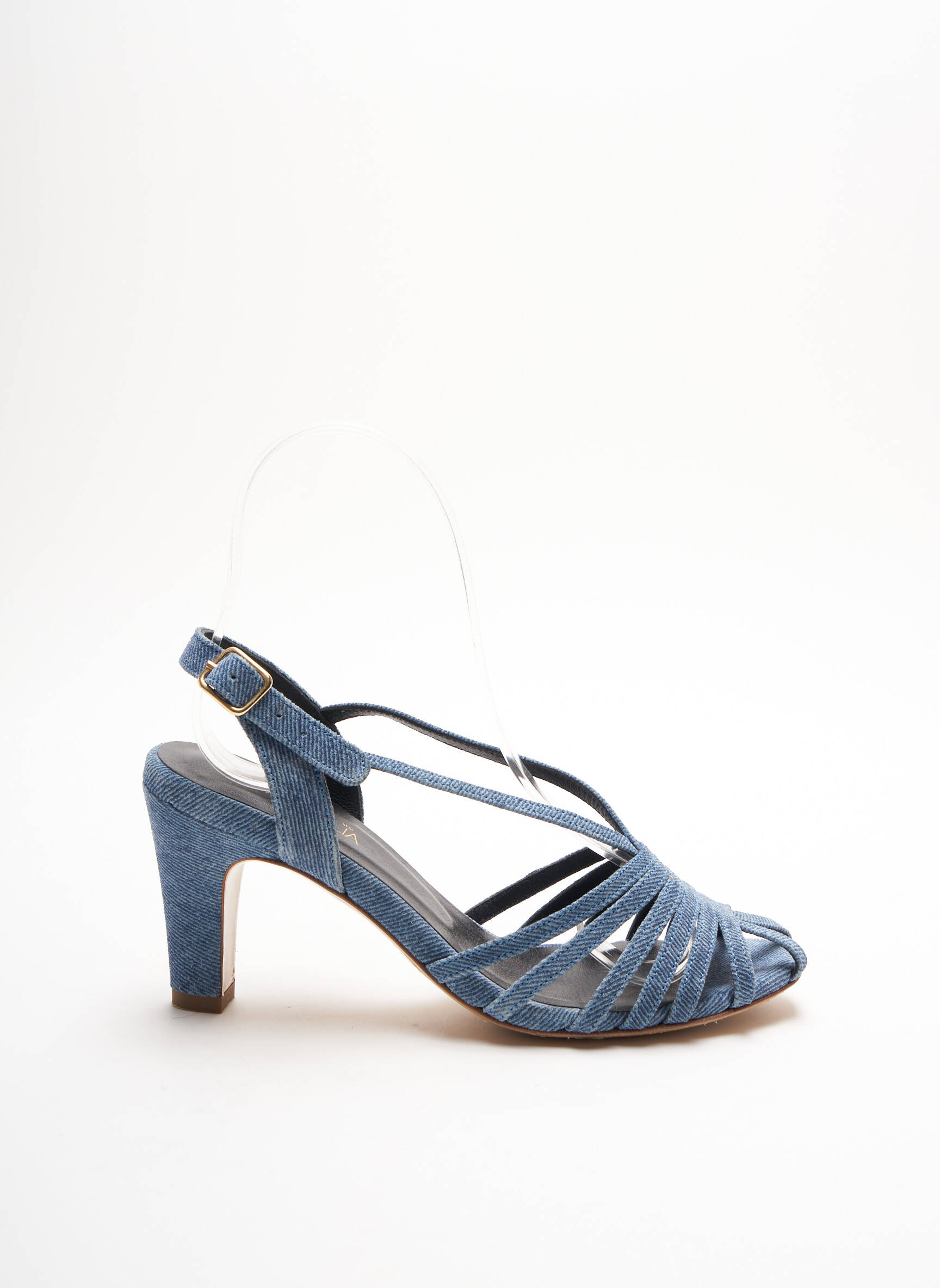 Kmassalia Sandales Nu Pieds Femme couleur bleu
