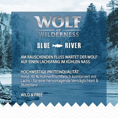 12 + 2,4 kg gratis! 14,4 kg Wolf of Wilderness - getreidefrei
