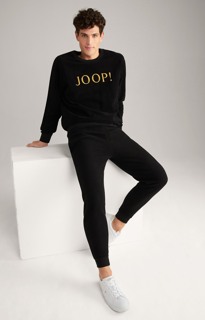 Loungewear Sweatshirt in Schwarz