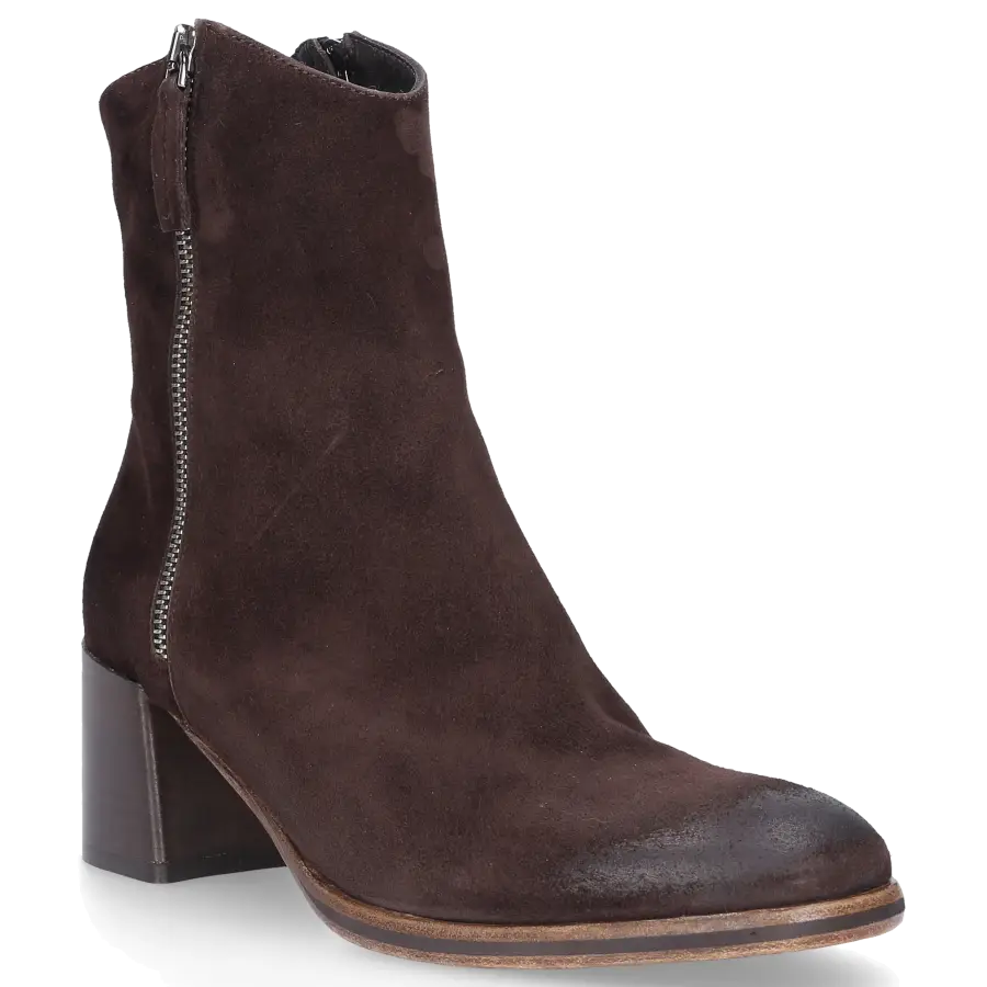 EN AVANT - Stiefeletten 414-02 Veloursleder - braun
