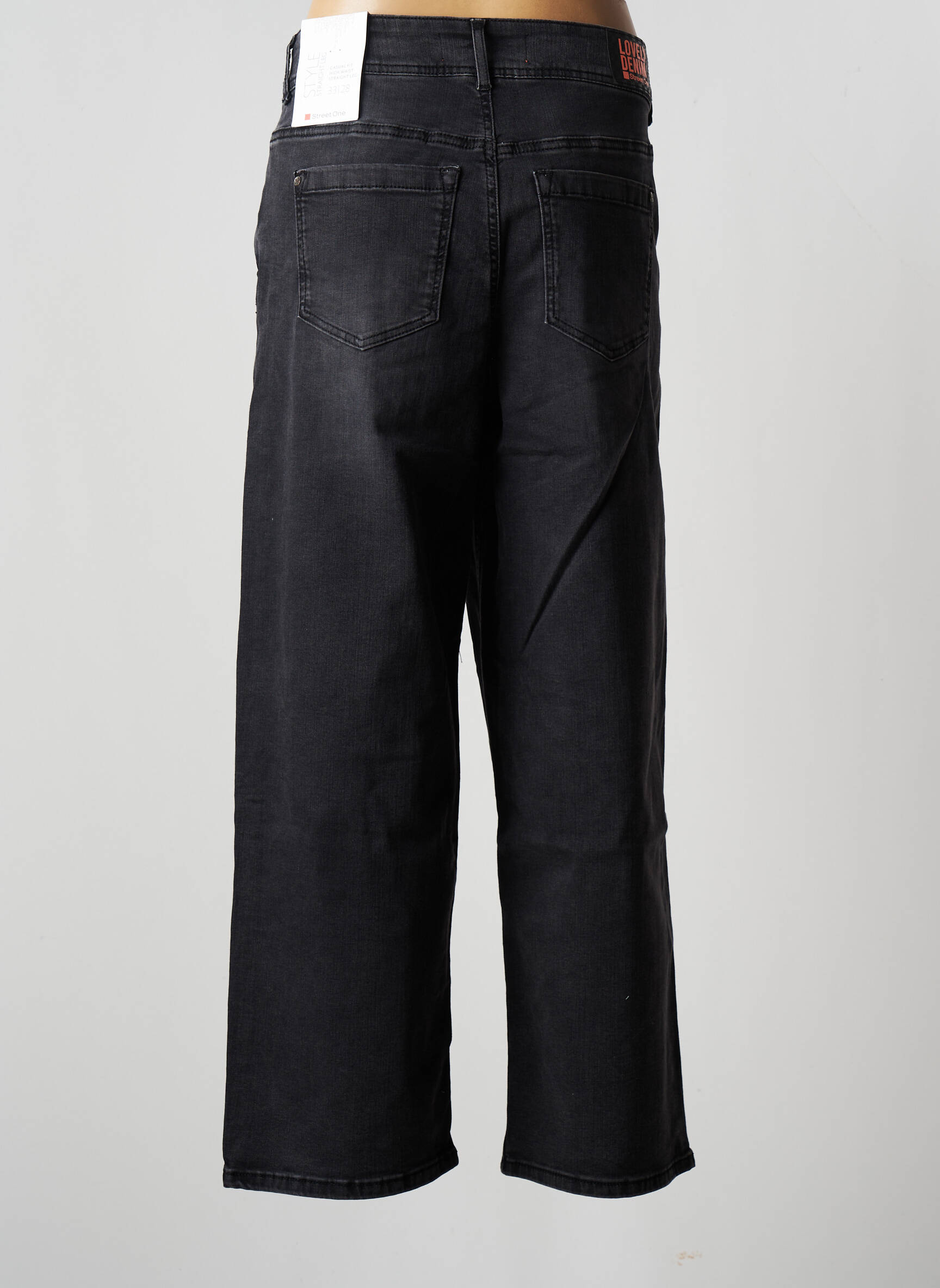 Street One Jeans Coupe Droite Femme couleur noir