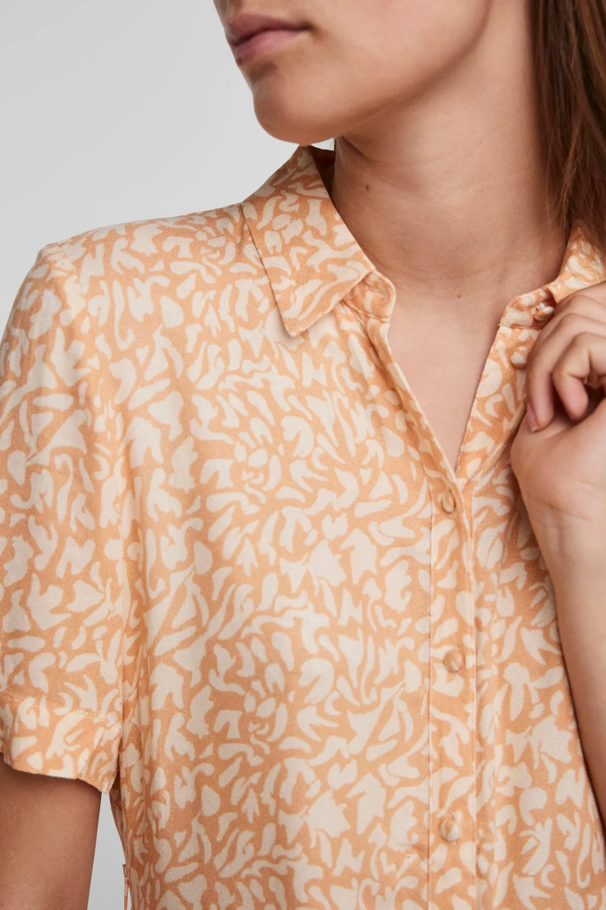 PIECES  Kleid Damen/Mädchen Peach Cobbler