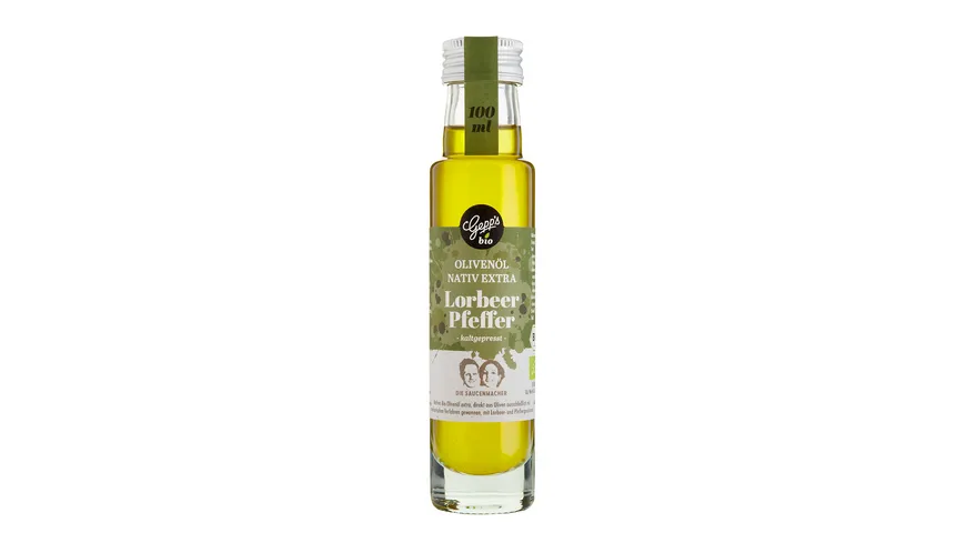 Gepp's Bio Olivenöl Extra Nativ Lorbeer Pfeffer 100 ml