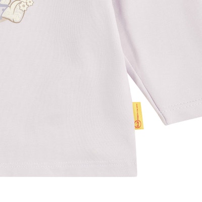 T-Shirt langarm, lila für Mädchen