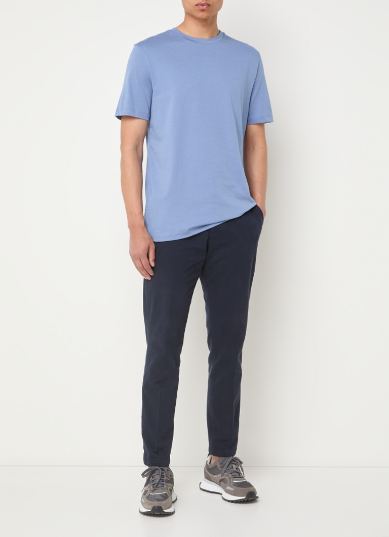 Pantaloni chino HUGO BOSS P-Kaiton Slim Fit din amestec de lyocell