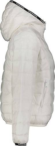 TOMMY-JEANS Damen Steppjacke TJW QUILTED TAPE HOODED JACKET