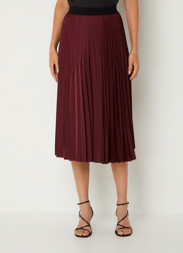 Fustă midi plisată Bahia de la Gerard Darel, confecționată din material elastic.