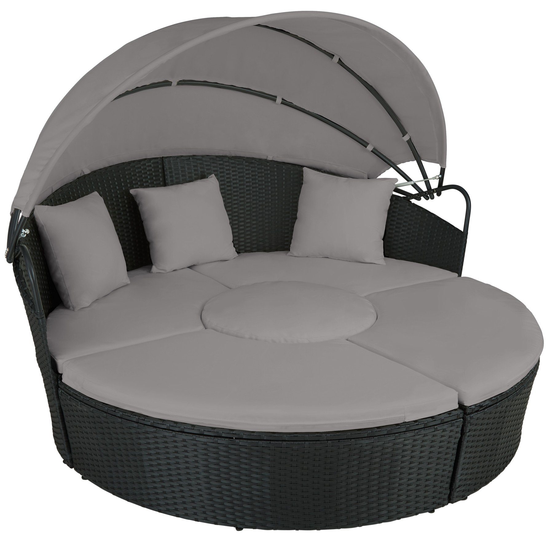 tectake Loungeset Santorin, (Set, 5-tlg)